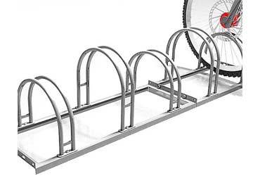 Cykelställ 500 enkelsidigt för 5 cykelplatser